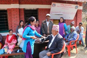 नमोबुद्धमा निशुल्क स्वास्थ्य परिक्षण शुरु